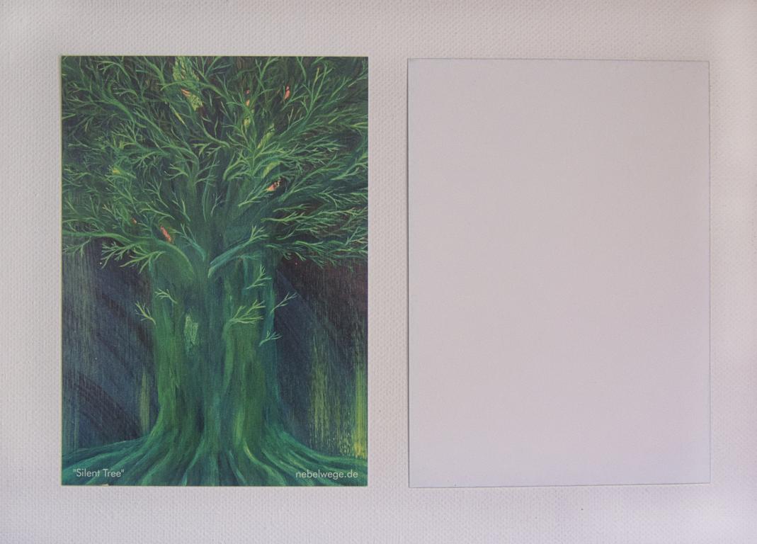 Postkarte: Silent Tree (Acryl-Druck)